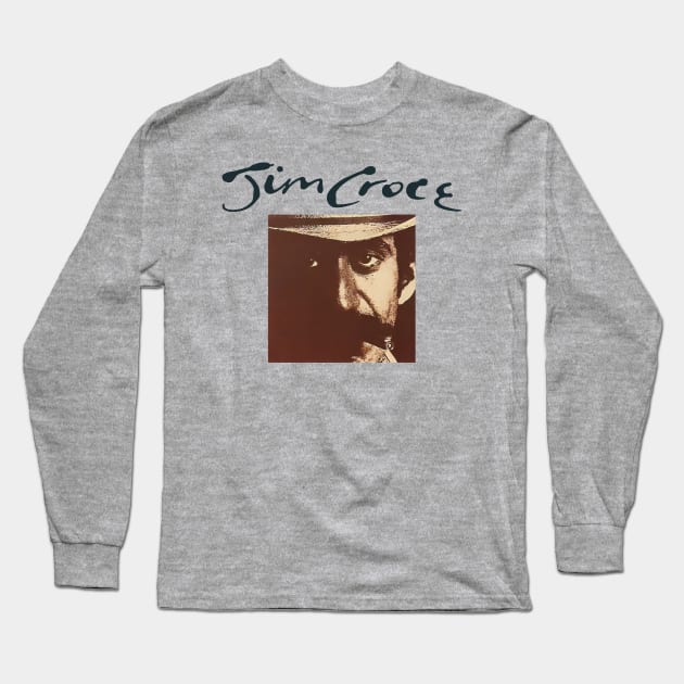 jim croce Long Sleeve T-Shirt by doggo babushka